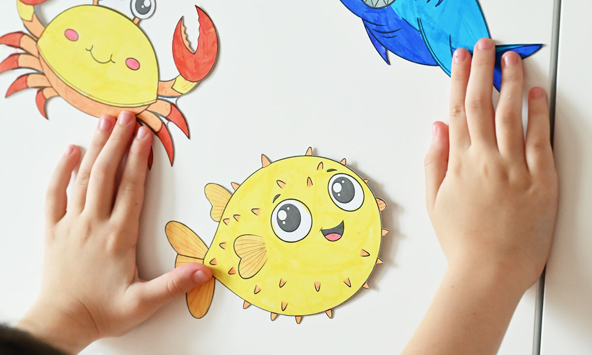 Декор из раскрасок